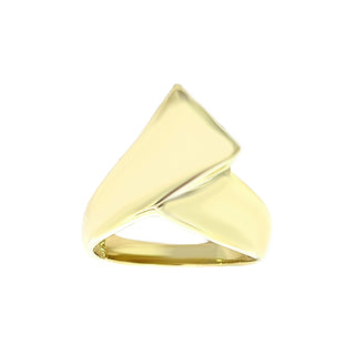 18k "V" ring