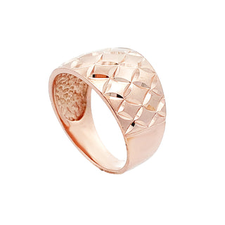 Pink dome ring