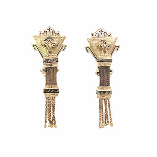 Antique tassel earrings