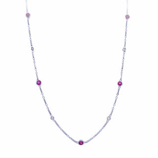 Vintage ruby necklace