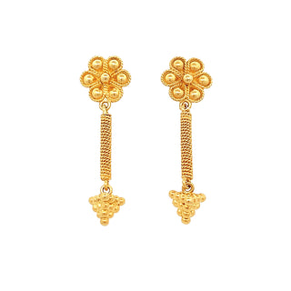 22kt drop earrings
