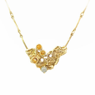 Vintage nugget necklace