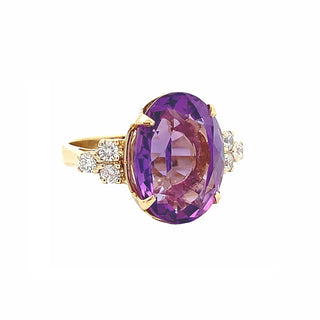 Vintage amethyst ring