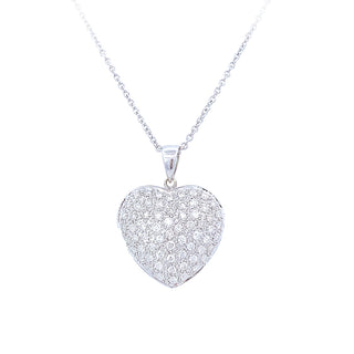 1ct pave heart