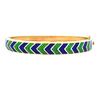 Tiffany enamel bangle