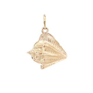Conch shell charm