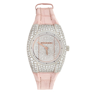 Bvlgari pave watch