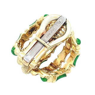 Tiffany enamel clips