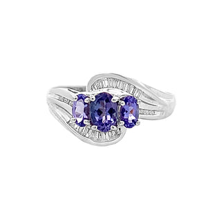3-tanzanite ring