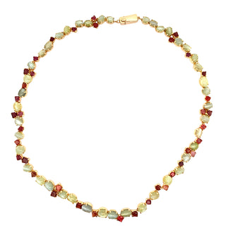 Unique gem necklace