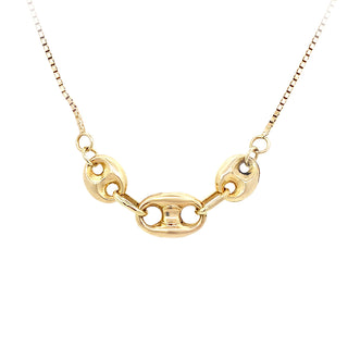 Anchor link necklace