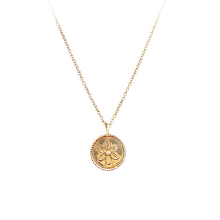 Vintage disc pendant