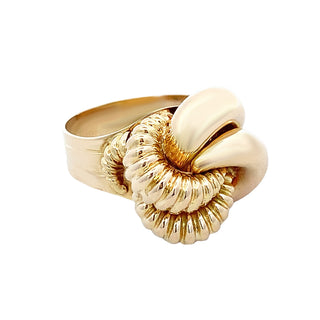 18k knot ring
