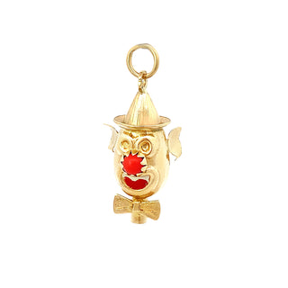 18k Clown charm