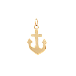 18k anchor charm
