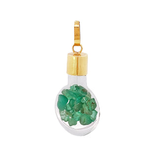 "Bottle" of emeralds
