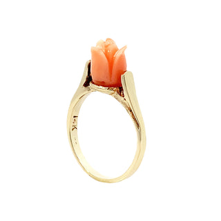 Vintage coral ring