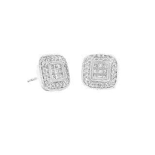 Diamond cluster studs