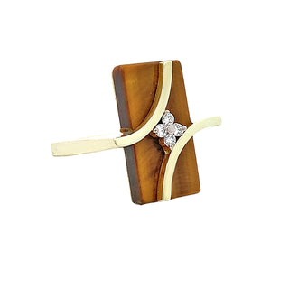 Tiger eye ring