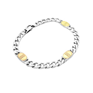 Silver/18k bracelet