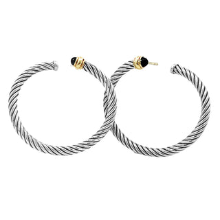 Yurman onyx hoops