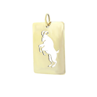 Bull tag pendant