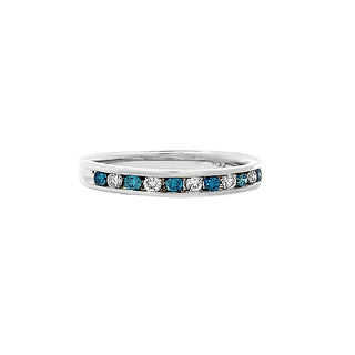 Blue diamond band