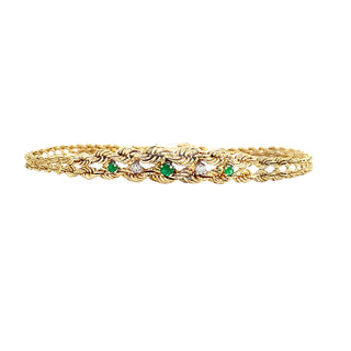 Emerald bracelet