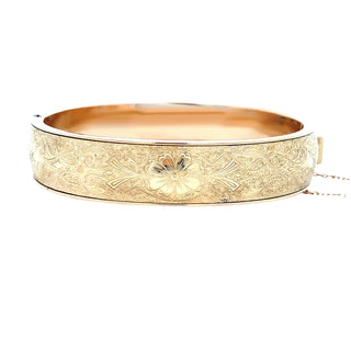 Floral bangle