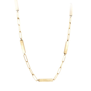 Long bar necklace