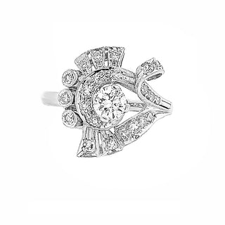 Diamond "Fan" ring