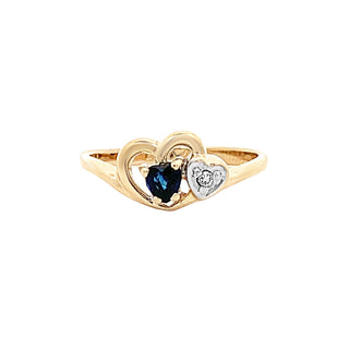 2-Heart ring