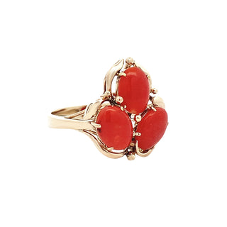 Red coral ring
