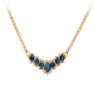 Sapphire necklace