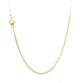 18k Box chain