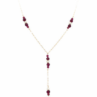 Garnet necklace