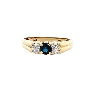 Small sapphire ring