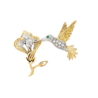 Hummingbird pin