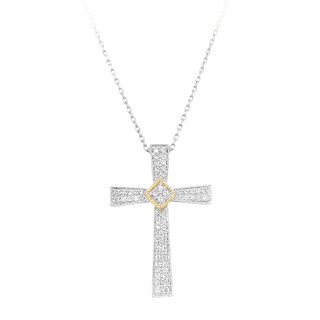 Vintage pave cross