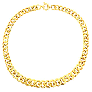 Bold link necklace