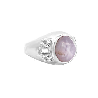 Star sapphire ring