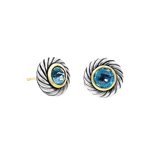 Yurman topaz studs