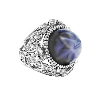 Star sapphire ring