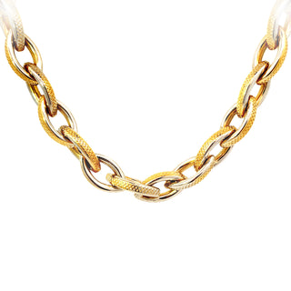 Heavy link necklace
