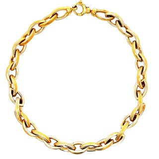 Heavy link necklace