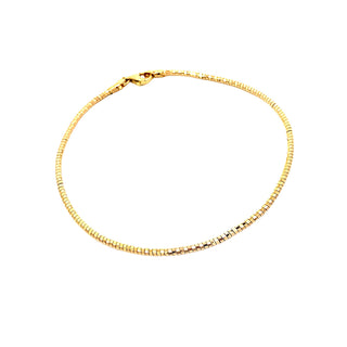 Diamond-cut bracelet