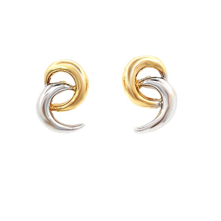 2-Crescent studs