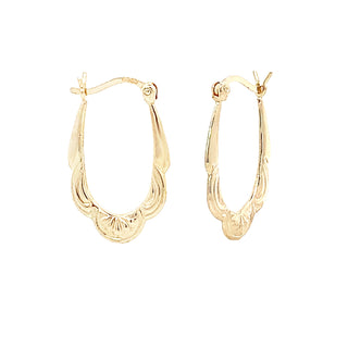 Scalloped hoops