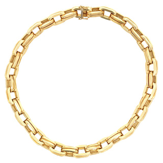 18k Link necklace