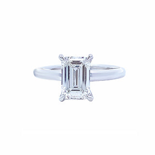 14KW GOLD 2.09CT EMERALD-CUT L